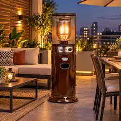 Alfano - Estufa de Terraza a Gas ALFANO 13000W GLP Alcance20m2  para Exteriores  SMALL