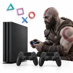 SONY - 4k play station PRO 4k real con 2  mandos 100 juegos