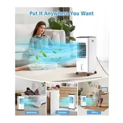 GENERICO - Enfriador de Aire Ventilador Portátil Moderno 3 en 1