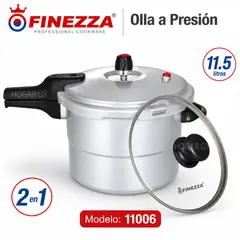 FINEZZA - Lla a Presión Finezza FZ-11006 de Aluminio 11.5 Litros
