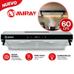 MIRAY - Campana Extractora Miray CEM-606A 60 cm