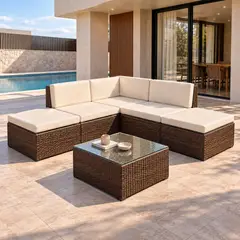 VENTITAS HOME - Sofá Modular de Terraza Formentera Ventitas Home