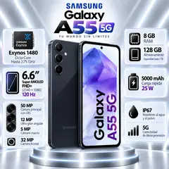 SAMSUNG - Samsung Galaxy A55 5G 8GB RAM 128GB