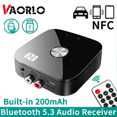 GENERICO - Receptor de Audio T68 con Bluetooth 5.3 NFC 35mm AUX RCAV