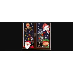 GENERICO - Adhesivos Sticker Calcomanías Pegatinas Navidad Ventana