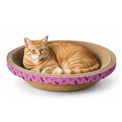 CAT OH - Rascador Nido para Gatos de Cartón Corrugado