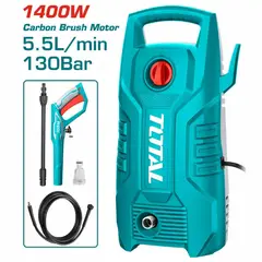 Total Tools - HIDROLAVADORA 1400W 130 BAR ALTA PRESIÓN CON AUTO STOP-TGT11316