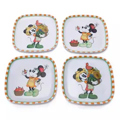 DISNEY CLASICOS - Set de platos x4-Mickey Mouse