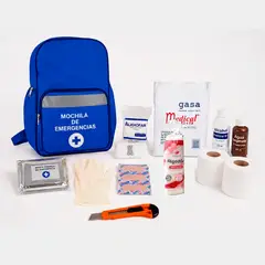 GENERICO - Mochila de Emergencia + Botiquin + Manta Térmica
