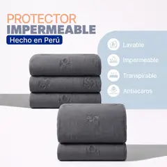 RIVESI - Protector de Colchón Impermeable Antiácaros Resistente a Chinches y Lavable