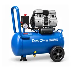 DONGCHENG - Compresora de Aire Silenciosa 30L 1200W Sin Aceite DongCheng DQE1200/30L