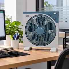 Alfano - Ventilador de Mesa ALFANO BF-1210 12" 45W 3 Velocidades Oscilante