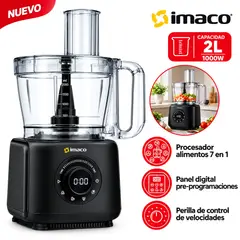 Imaco - Procesador De Alimentos 2 litros 7en1 FP416A