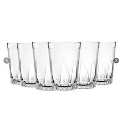 GENERICO - SET DE 6 VASOS VELERO DE 240 ML