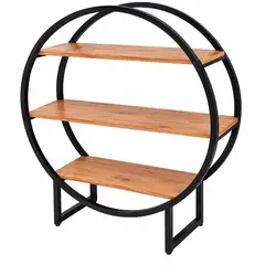 DABUILDINGSER ACEROS & MUEBLES - ESTANTE CIRCULAR MODERNO DE ESTILO INDUSTRIAL KROMA   | DABUILDINGSER