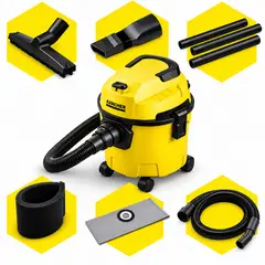 Karcher - ASPIRADORA MULTIPROPÓSITO KARCHER WDL 1 AMARILLA