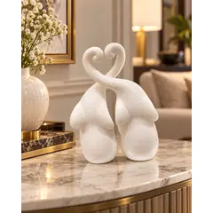 GENERICO - Set de 2 Elefantes Decorativos Eliora 17 × 5 × 5 cm