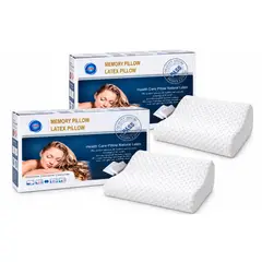 OEM - Pack x2 Almohadas Ergonómicas para Cuello Memory Foam