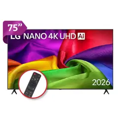 LG - Televisor LG 75" NANO 4K UHD AI Smart TV 75NU800BPSC 2026