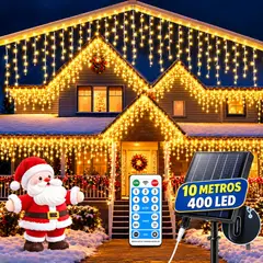 ARTEZA - Luces De Navidad Cascada 400 Led 10 Metros