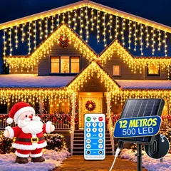 ARTEZA - Luces De Navidad Cascada 500 Led 12 Metros