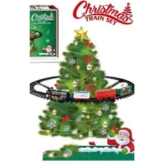 GENERICO - TREN NAVIDEÑO  GIRATORIO  VOLADOR PARA ARBOL DE NAVIDAD