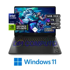 HP - LAPTOP HP OMEN HP GAMER OMEN 16 SLIM   ULTRA 9 285H  16GB RAM 1TB SSD RTX 5070 8GB 16” WIN11