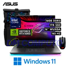 ASUS - ASUS ROG STRIX G16 G615LM  INTEL CORE ULTRA 9 275HX 16GB 1TB SSD 16" WUXGA 165HZ RTX5060 8GB  WIN11
