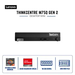 LENOVO - Mini Pc Lenovo ThinkCentre M75q Gen 2 | Ryzen 5 PRO 5650GE | 16GB RAM 256GB M.2