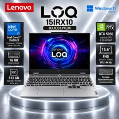 LENOVO - Laptop Lenovo LOQ 15IRX10 Core i7 16GB 512GB SSD RTX 5050 8GB 15.6" FHD 144Hz