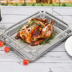 GENERICO - Set de Canastilla y Bandeja para Horno 2 Piezas
