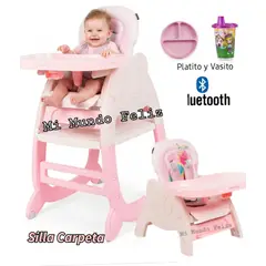 Baby - Silla de Comer para Bebe Escritorio con Accesorios Bears