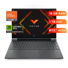 HP - Laptop Gamer Victus Amd Ryzen 7 Rtx 4050 16 Gb Ram  1tb Ssd 15.6"  15-fb3036la Nvidia Geforce