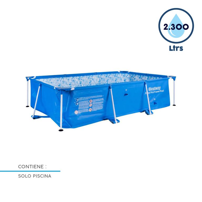 Piscina Estructural Rectangular 259x170x61cm 2300L