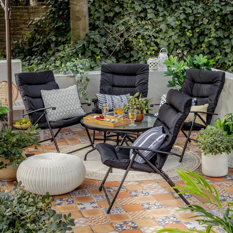 Juego de Living de Terraza 4 Personas Sao Paulo