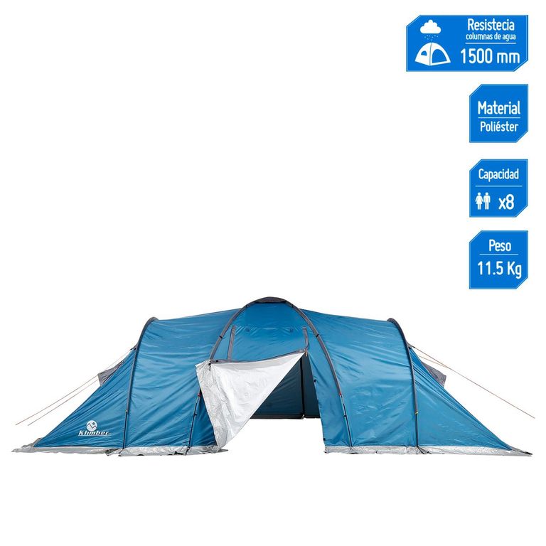 Carpa Para 8 Personas Modelo Maurice Color Azul