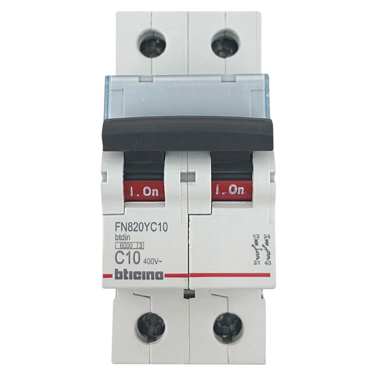 Interruptor Termomagnético 2x10A Bticino
