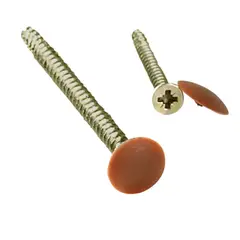 ZENDER - Tapa para Tornillo Cerezo x 100 unid.