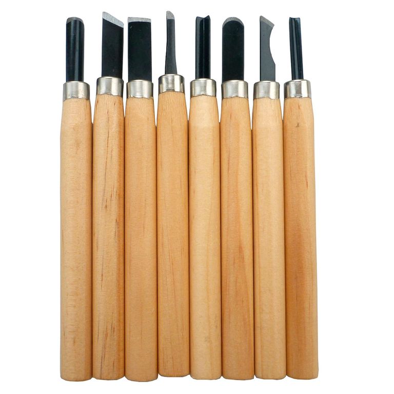 Set de Gubias Para Madera Metal Karson 8 Unidades