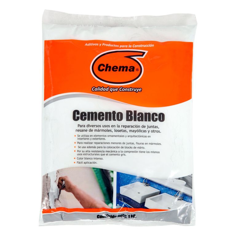 Cemento Blanco 1 kg Chema