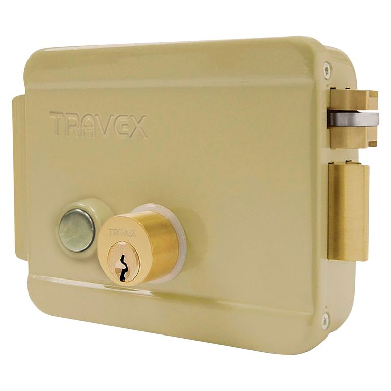 Cerradura de Sobreponer Eléctrica con Botón Travex