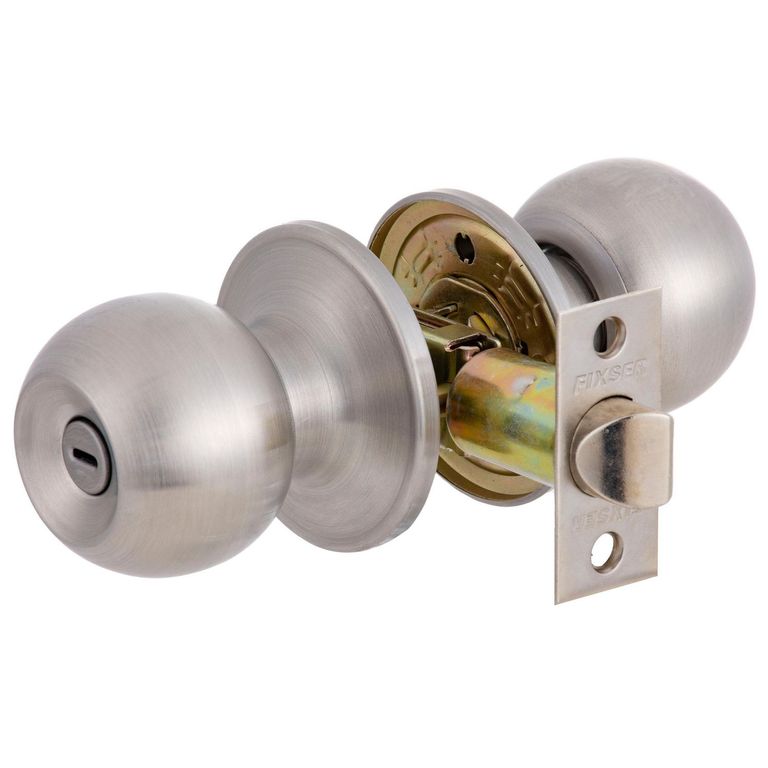 Cerradura de Pomo Baño Acero