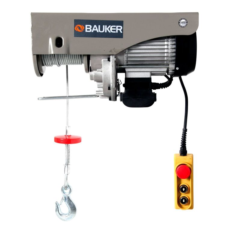 Tecle eléctrico 1600W 1 Tonelada Bauker