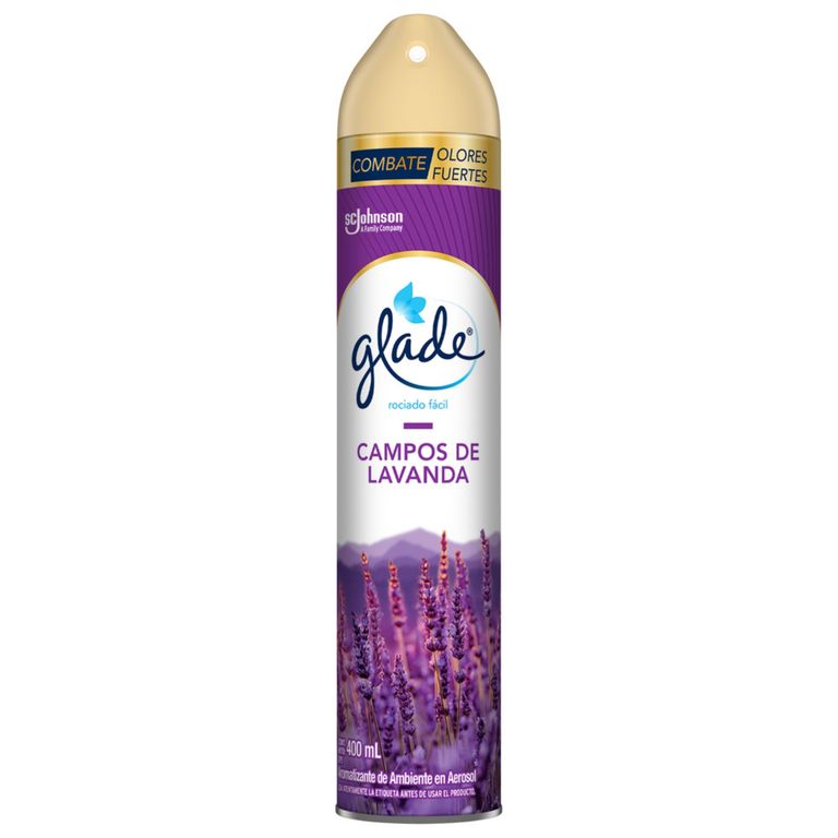 Ambientador en aerosol Glade Lavanda 400ml