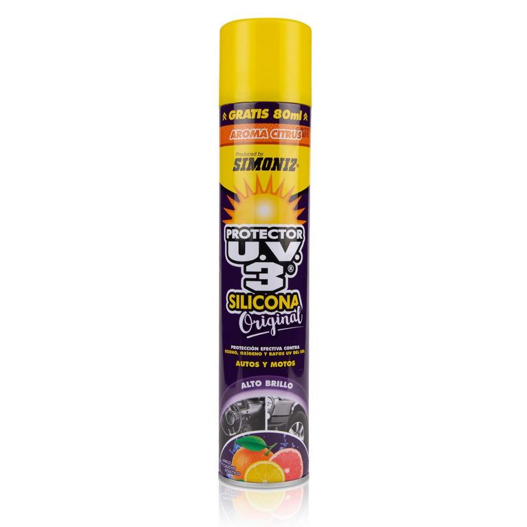 Silicona Protector UV3 SIMONIZ en Aerosol Citrus 400ml