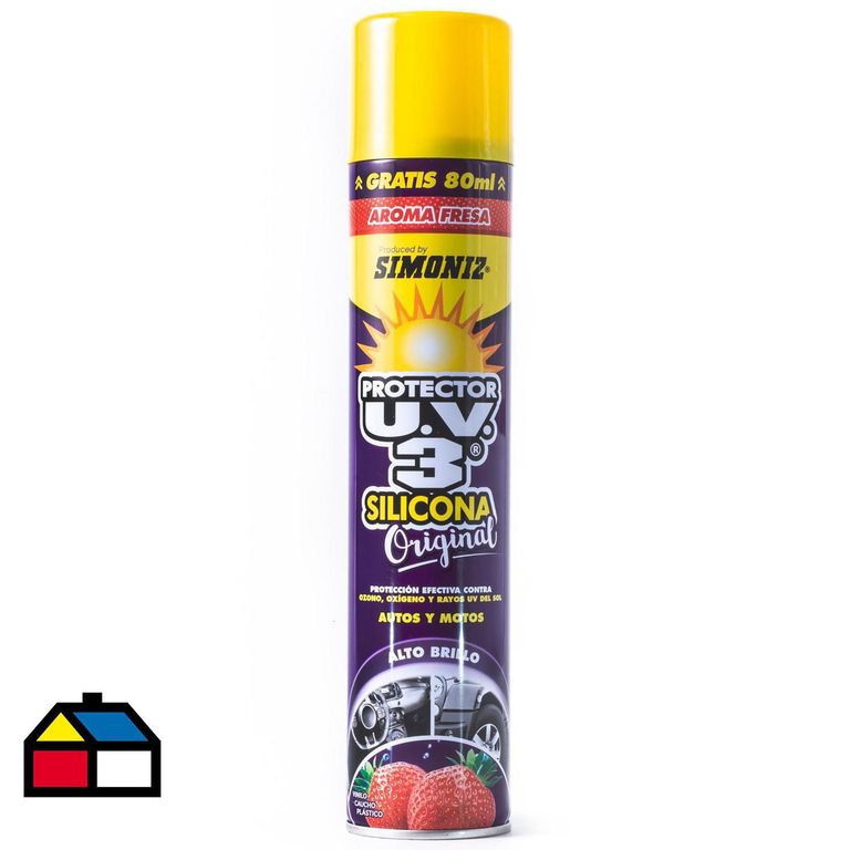 Silicona Protectora UV3 SIMONIZ en Aerosol Fresa 400ml