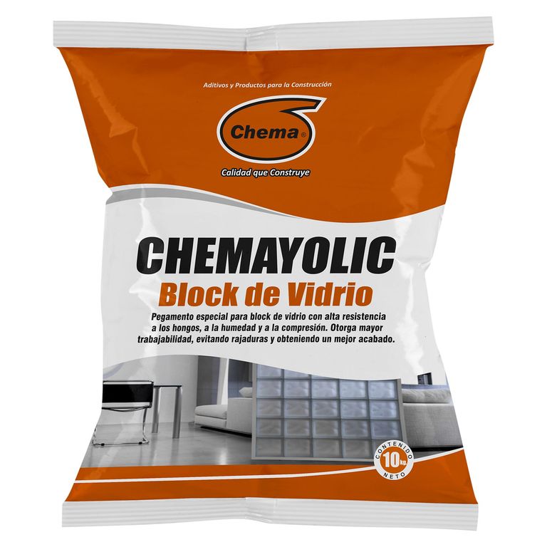 Pegamento para bloques de vidrio Chemayolic 10Kg