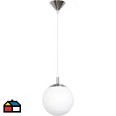 CASA BONITA - Lámpara Colgante Rondo 1L E27 Blanco