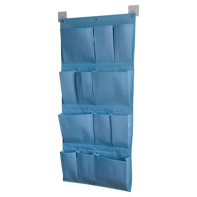 Organizador de Zapatos Vertical 8 Divisiones Celeste