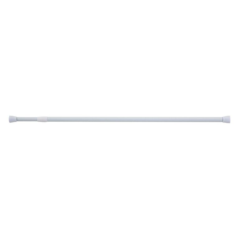 Barra para Cortina de Ducha Extensible Blanca 0.90 - 1.60m